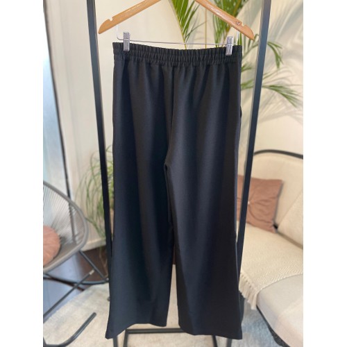 Calça Reta Alfaiataria Preto