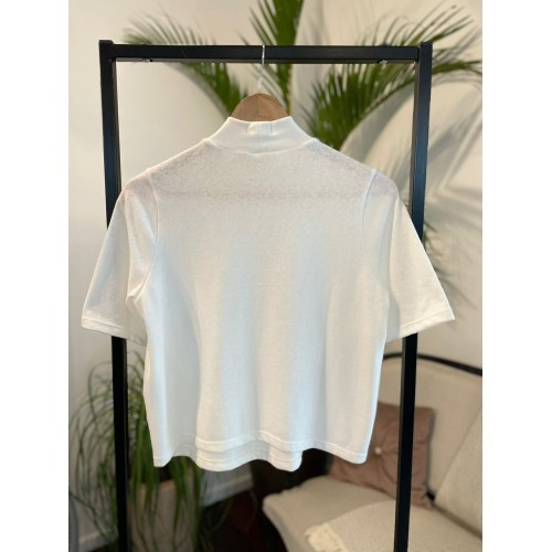 T-shirt Tricô Branco