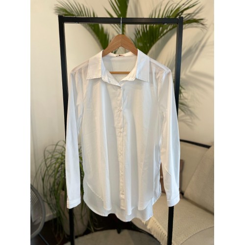 Camisa Manga Longa Branca