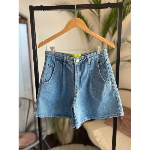 Shorts Jeans Baggy Médio 