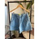 Shorts Jeans Baggy Médio 