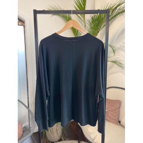 Blusa Tricô Preto