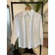 Camisa Tricoline Cava Deslocada Branco