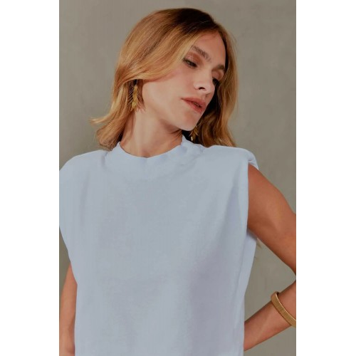 Blusa Malha Crepe Branco