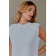 Blusa Malha Crepe Branco