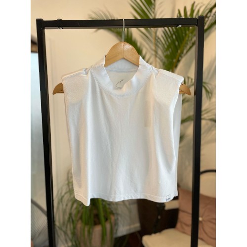 Blusa Malha Crepe Branco