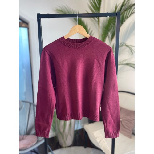 Blusa Basics Soul LE4520 MERLOT