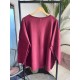 Blusa Basics Soul MERLOT