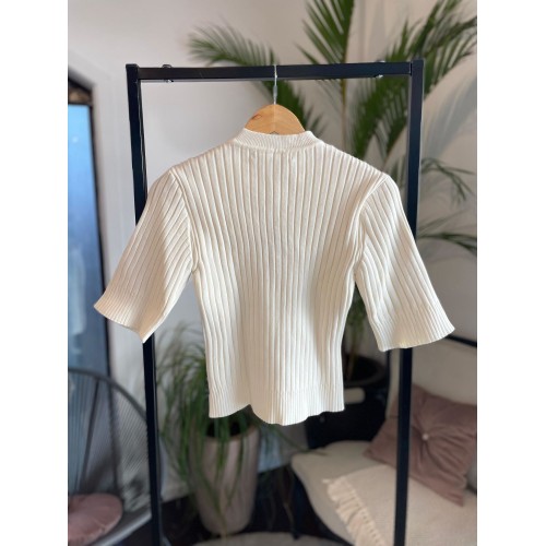 Blusa Basics Soul LE4872 OFF WHITE