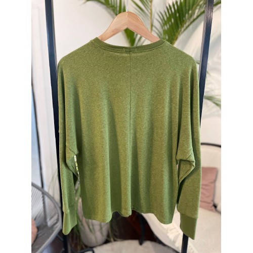 Blusa Tricô  Verde